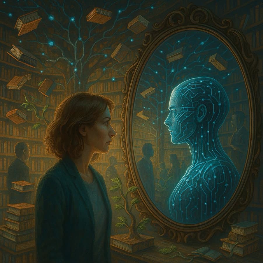 The Living Library: LLMs at the Intersection of Individual and Collective Knowledge